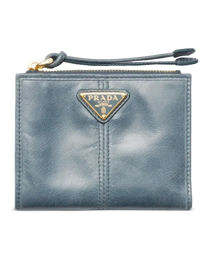 Prada Kleines Portemonnaie - Blau Blau