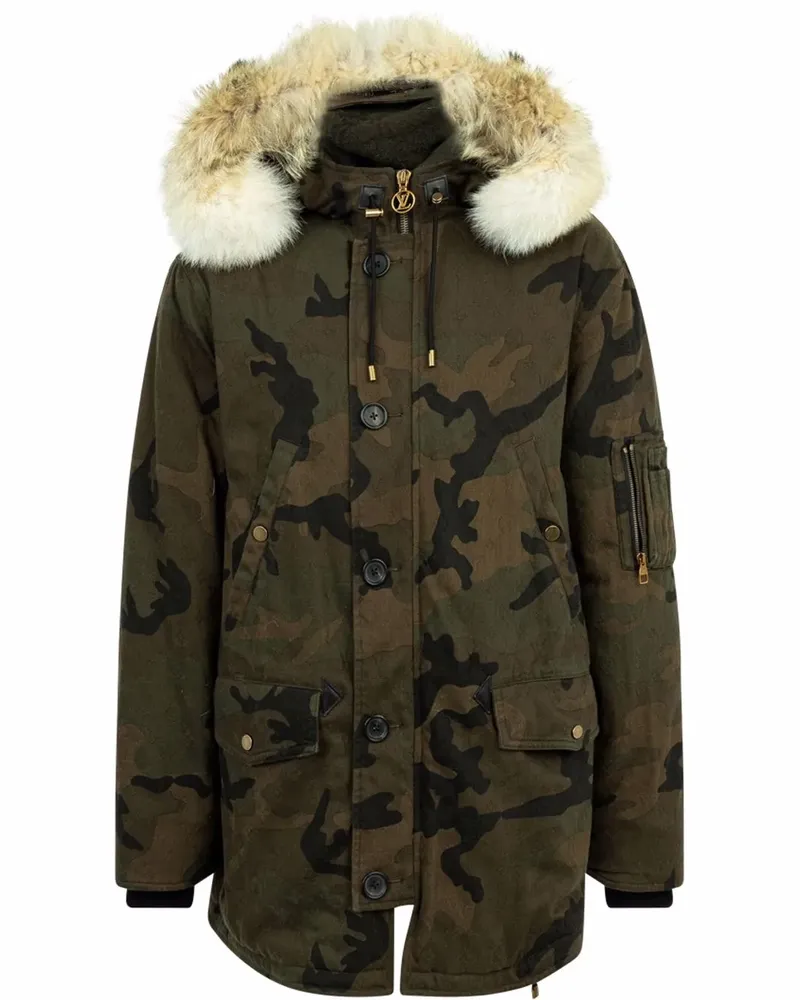 Supreme Being x Louis Vuitton Jeans-Parka mit Camouflage-Print - Grün Grün