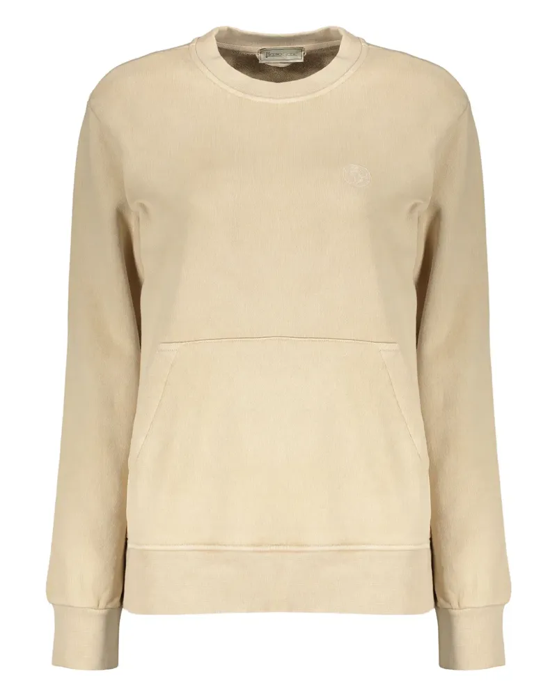 Herno Sweatshirt mit Logo-Stickerei - Nude Nude