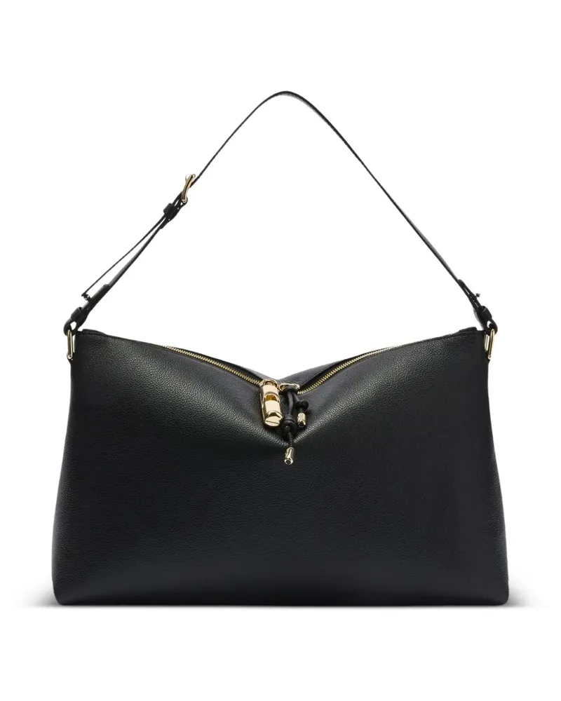 Furla Große Debbie Schultertasche - Schwarz Schwarz