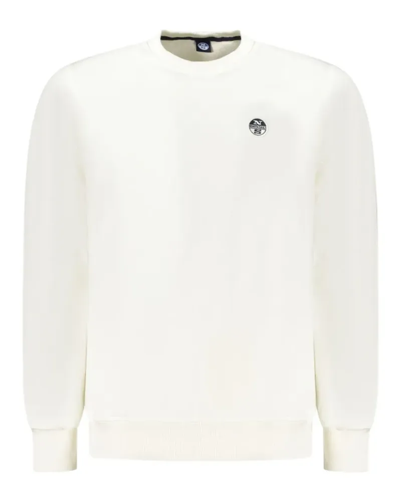 North Sails logo-patch crew-neck sweatshirt - Nude Nude