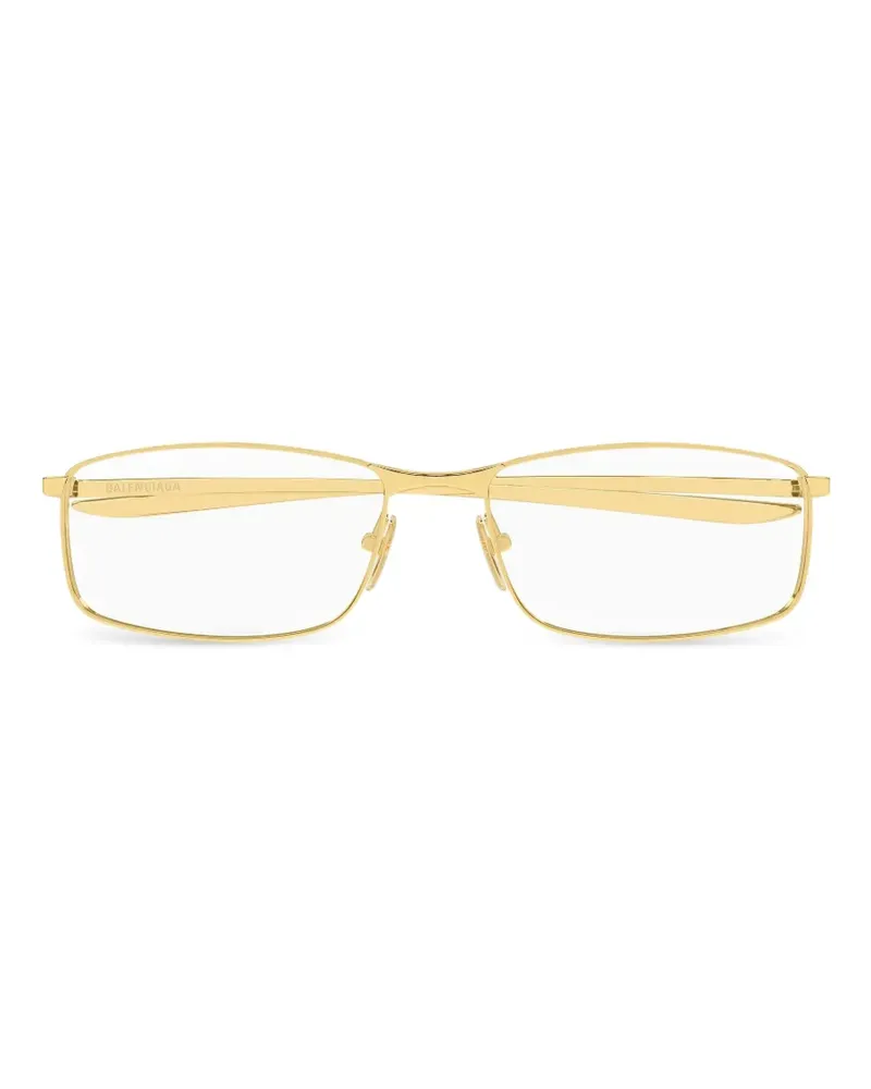 Balenciaga Brille mit eckigem Gestell - Gold Gold
