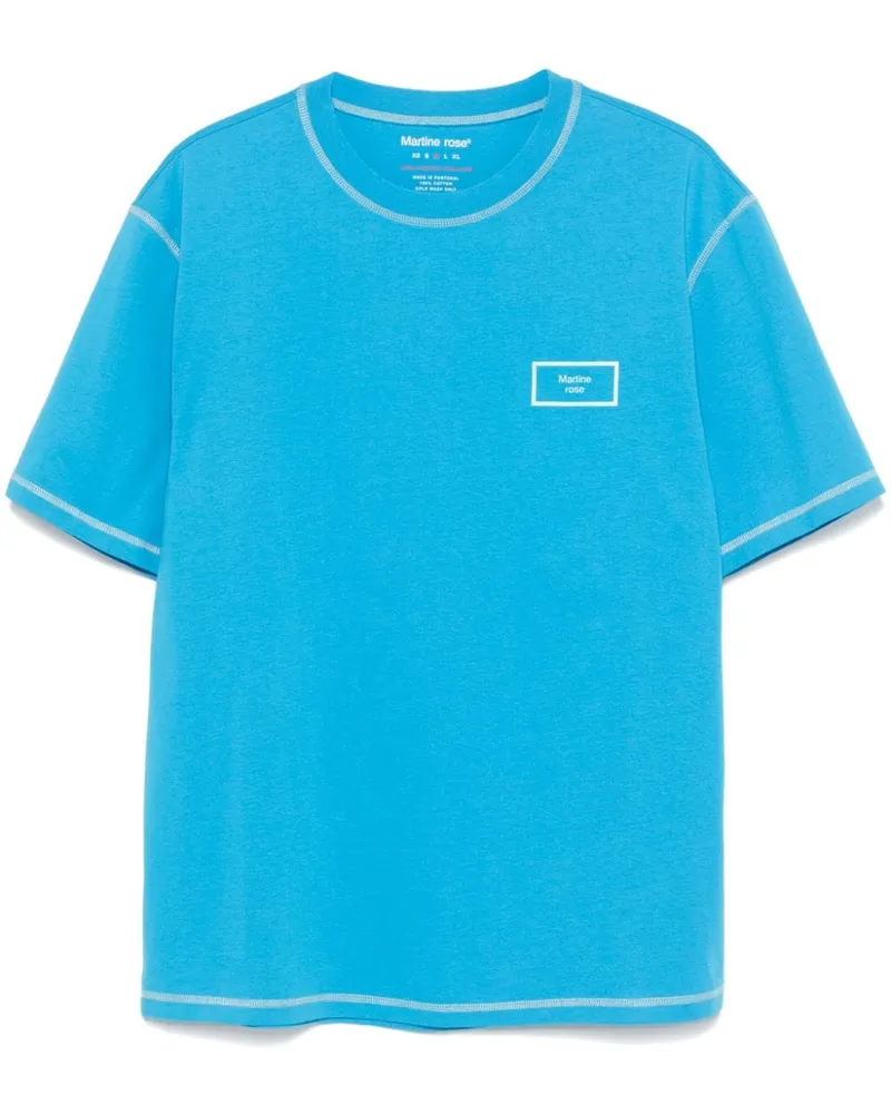 Martine Rose Classic' T-Shirt - Blau Blau