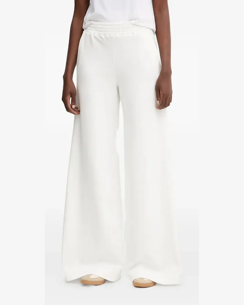 Ermanno Scervino elastic-waist palazzo pants - Weiß Weiß