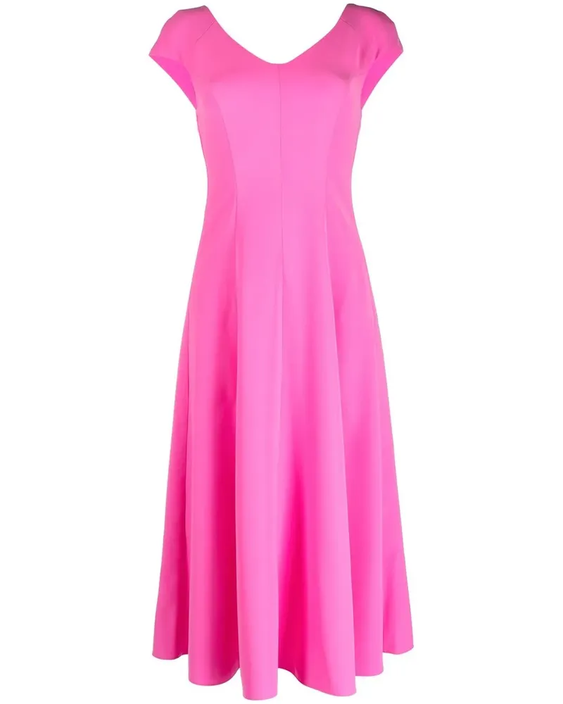 Emporio Armani Midikleid mit Cut-Out - Rosa Rosa