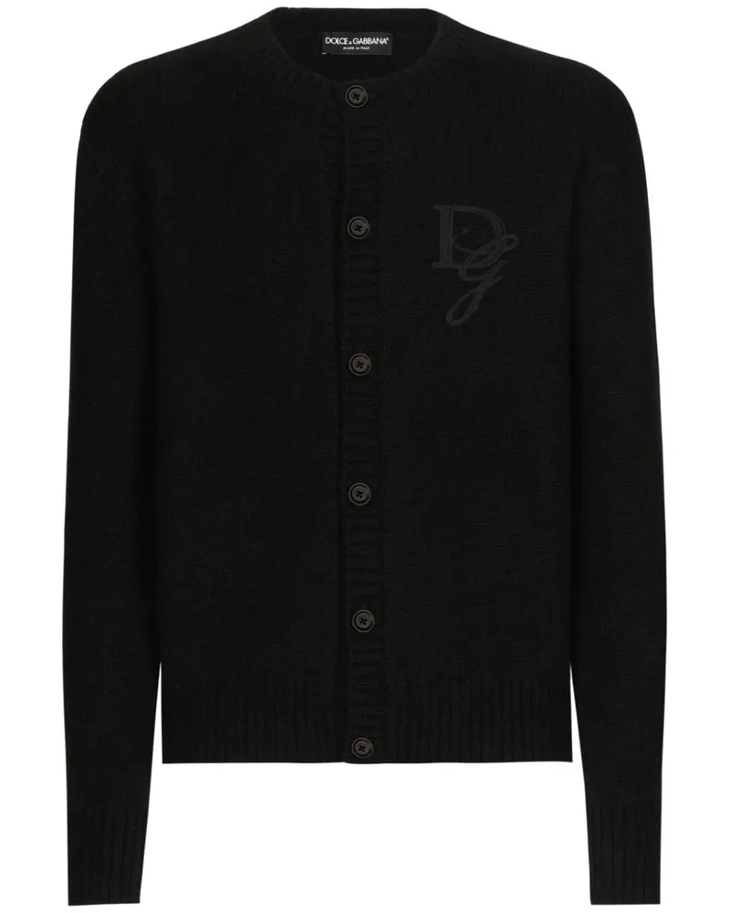 Dolce & Gabbana Cardigan mit Knopfleiste - Schwarz Schwarz