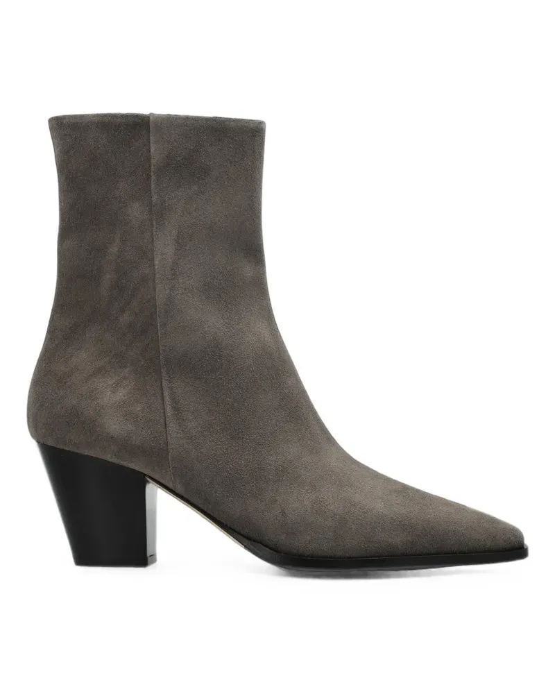 aeyde Hedvig suede ankle boots - Grau Grau