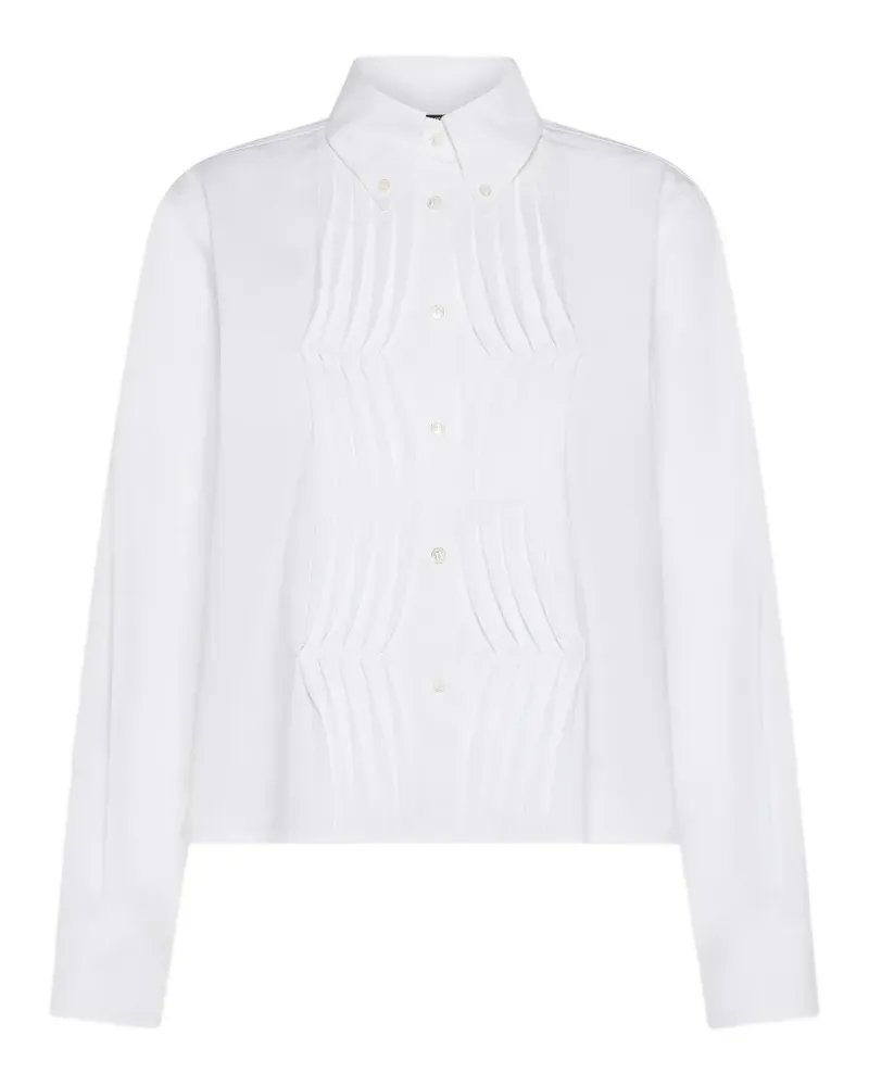 Seventy buttoned pleated shirt - Weiß Weiß