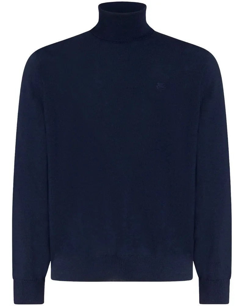 Etro Pullover mit Rollkragen - Blau Blau