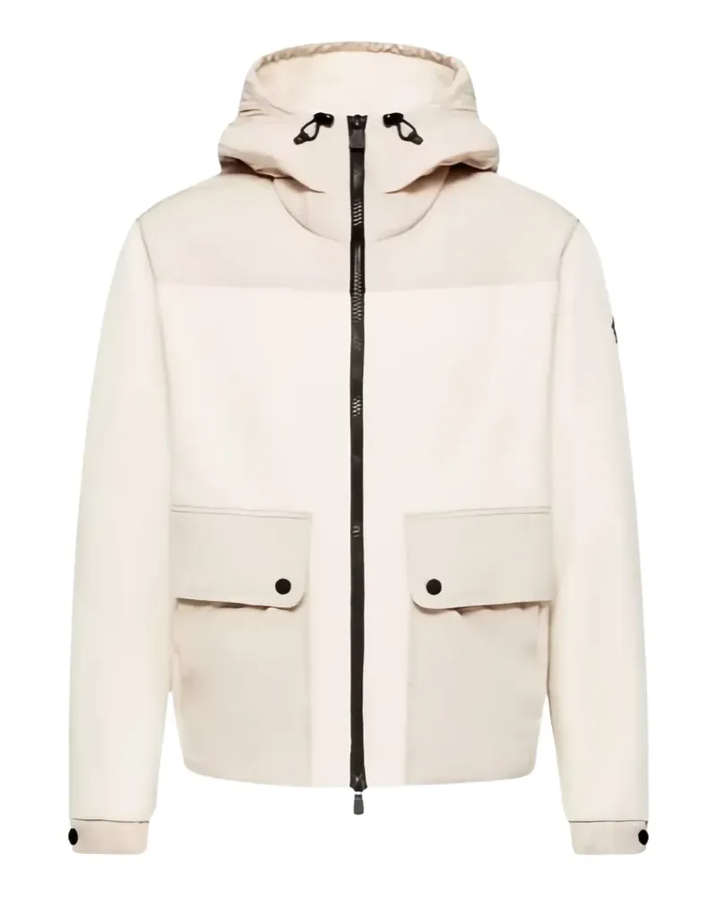 Moncler Polartec® Hoodie mit Logo-Patch - Nude Nude
