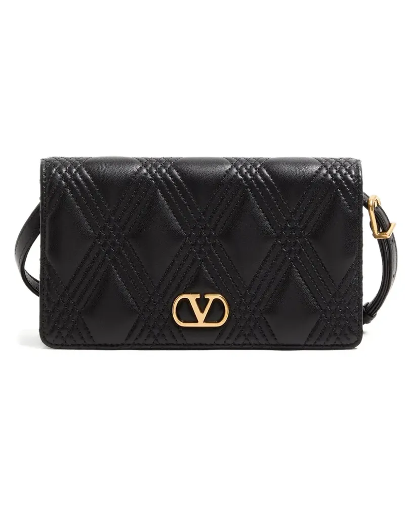 Valentino Garavani Mini Quiltie Schultertasche 67cm - Schwarz Schwarz