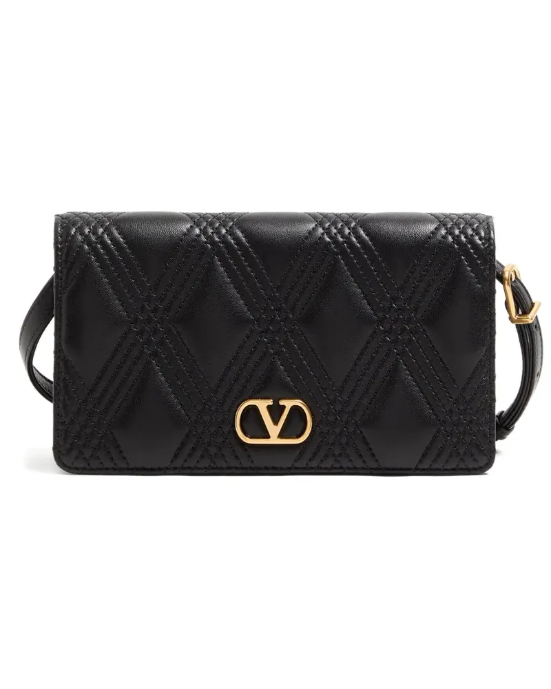 Valentino Garavani Mini Quiltie Schultertasche 67cm - Schwarz Schwarz