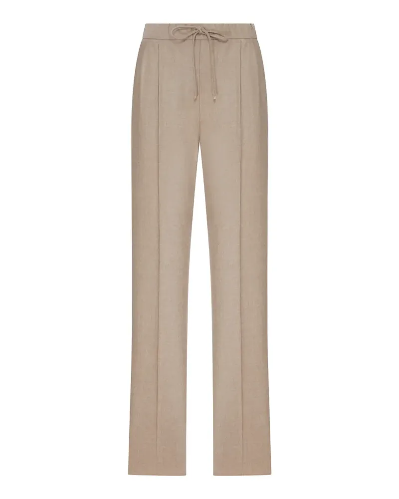 Max Mara Hose mit Bügelfalten - Nude Nude
