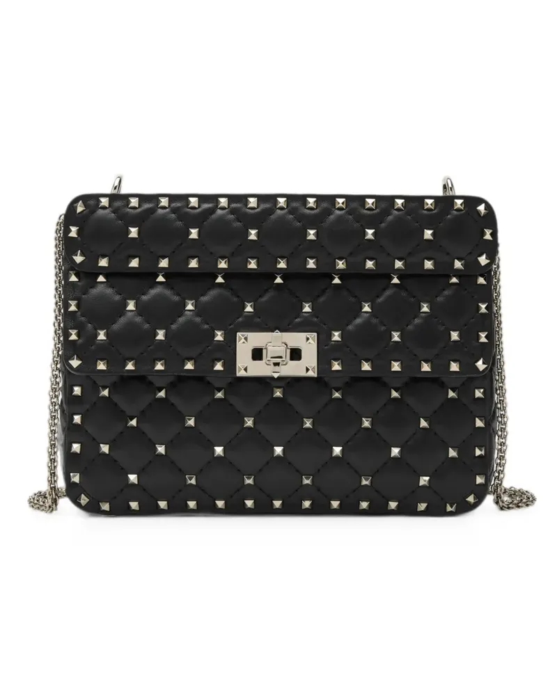 Valentino Garavani Rockstud quilted shoulder bag - Schwarz Schwarz