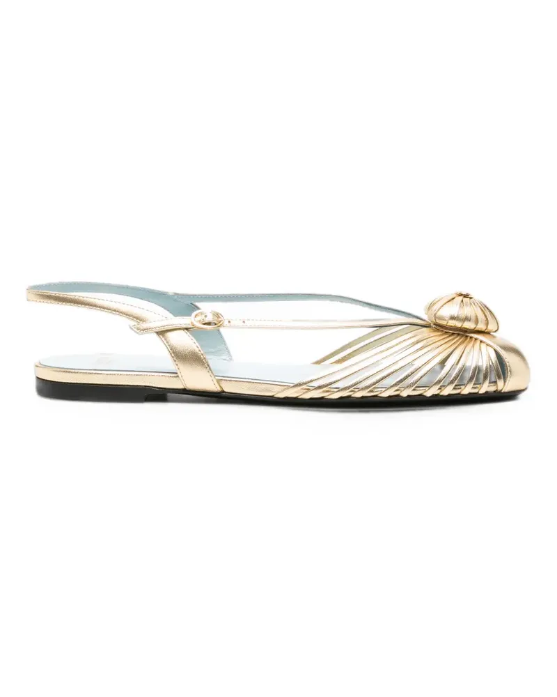 Valentino Garavani Coeur Royal Pumps - Gold Gold