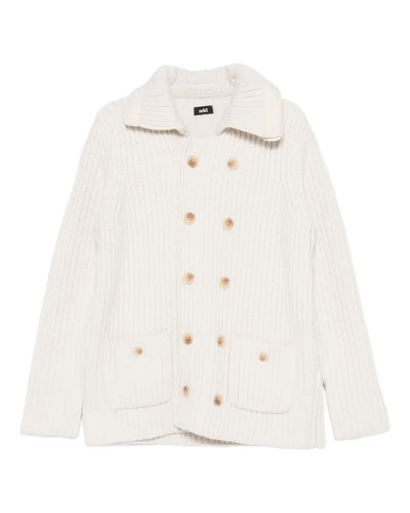 ADD double-breasted cardigan - Nude Nude