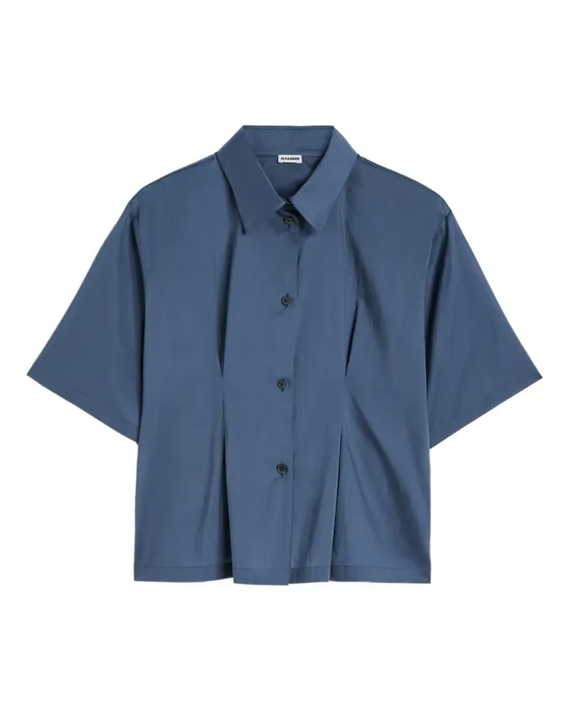Jil Sander Hemd mit Falten - Blau Blau