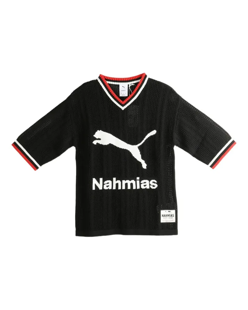 Puma x Nahmias V-neck T-shirt - Schwarz Schwarz