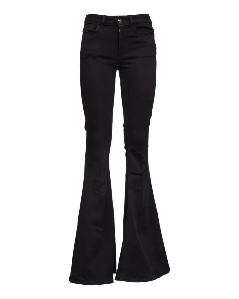 Dondup Ausgestellte Five-Pocket-Jeans - Schwarz Schwarz