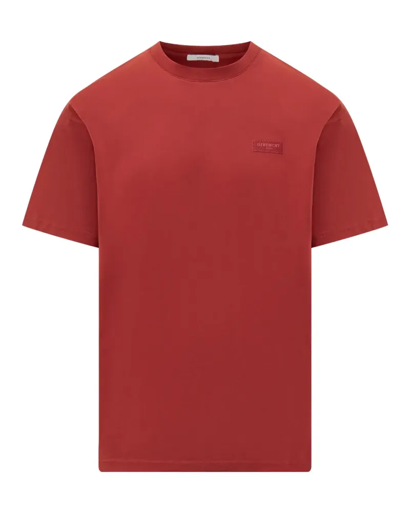 Givenchy Paris patch T-shirt - Rot Rot