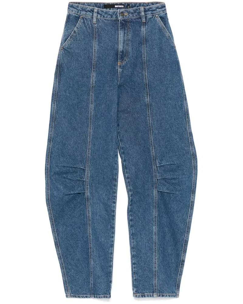 ROTATE Birger Christensen Jeans mit Logo-Applikation - Blau Blau