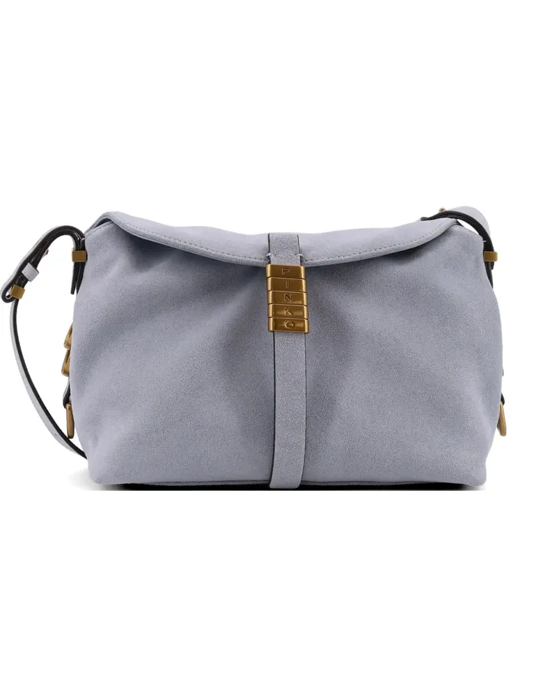 Pinko Schultertasche mit Logo - Blau Blau