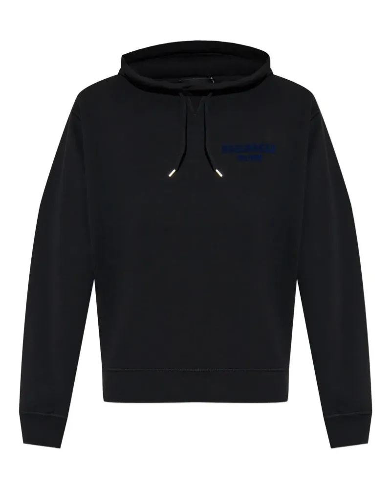 Dsquared2 Hoodie mit Logo-Print - Schwarz Schwarz