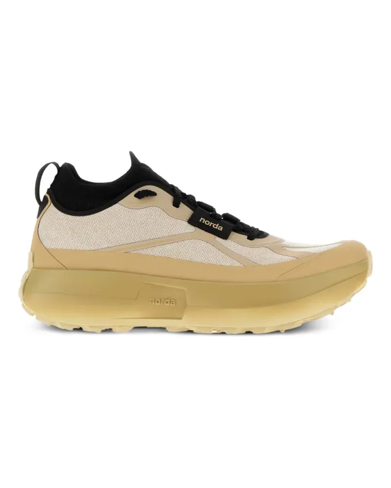 Norda Sneakers mit Einsätzen aus Canvas - Nude Nude
