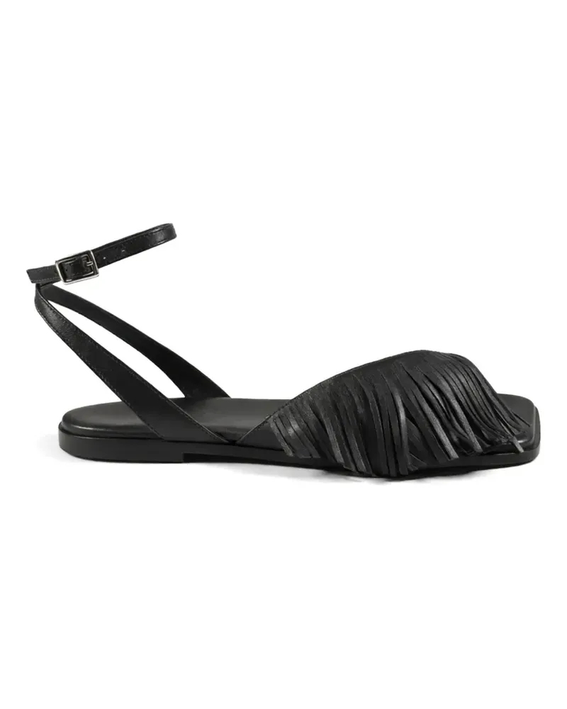 Vic Matié fringed flat sandals - Schwarz Schwarz