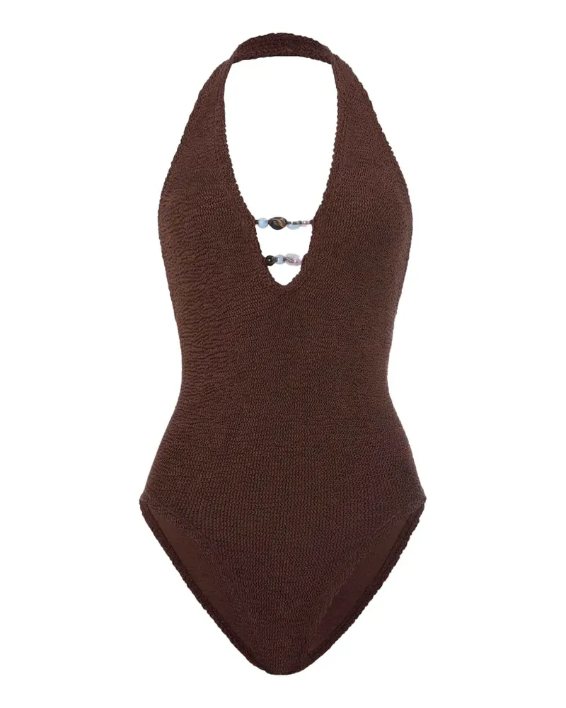 Hunza G Adriana Badeanzug - Braun Braun