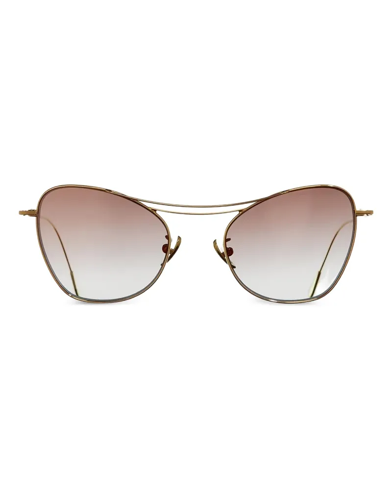 Cutler and Gross Sonnenbrille im Cat-Eye-Design - Gold Gold