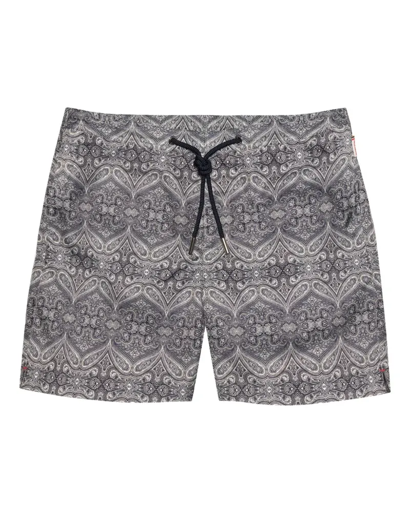 Orlebar Brown Bulldog drawcord patterned swim shorts - Blau Blau