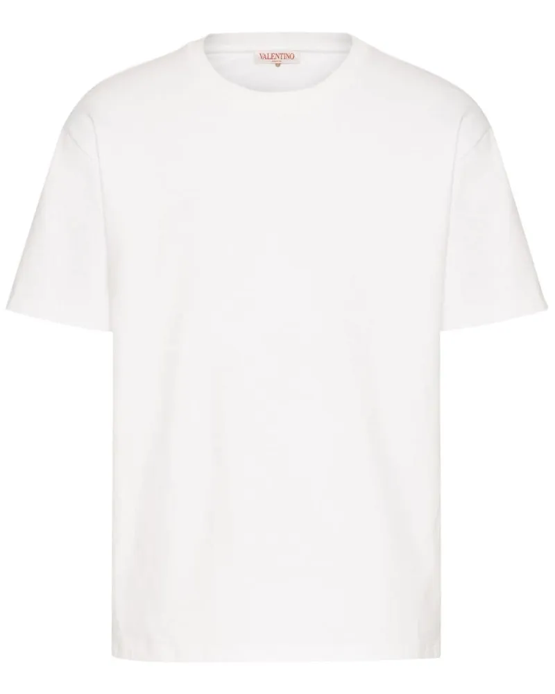 Valentino Garavani T-Shirt mit Roman Stud-Niete Weiß
