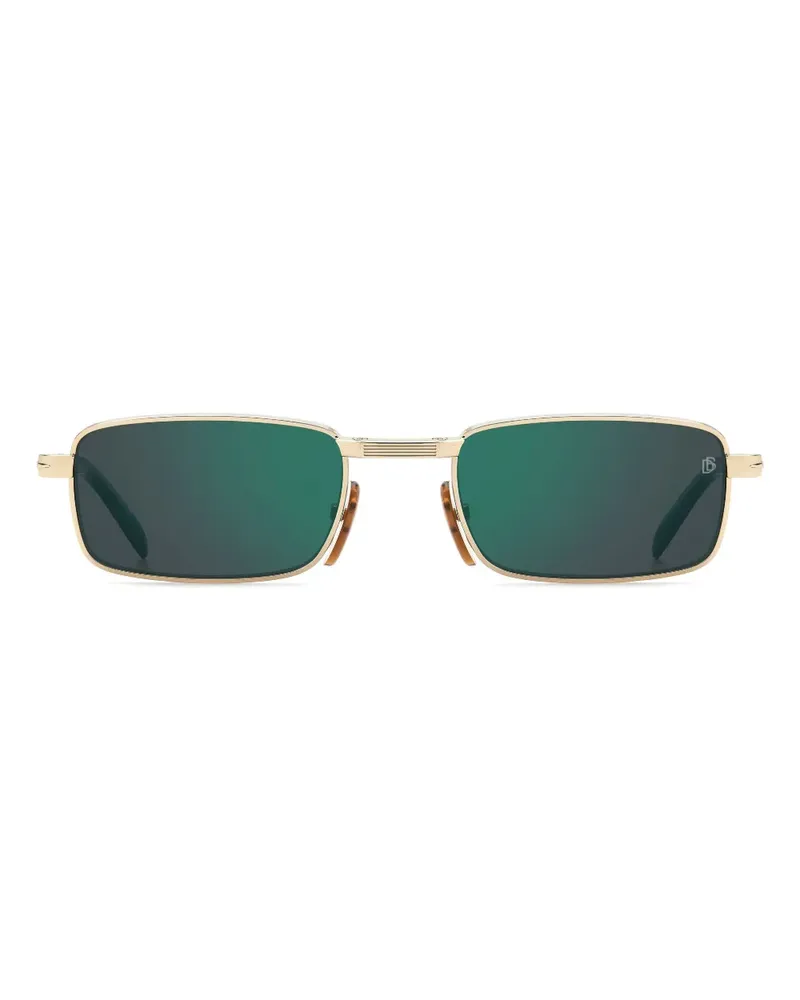 EYEWEAR by DAVID BECKHAM Origami Sonnenbrille mit eckigem Gestell - Gold Gold