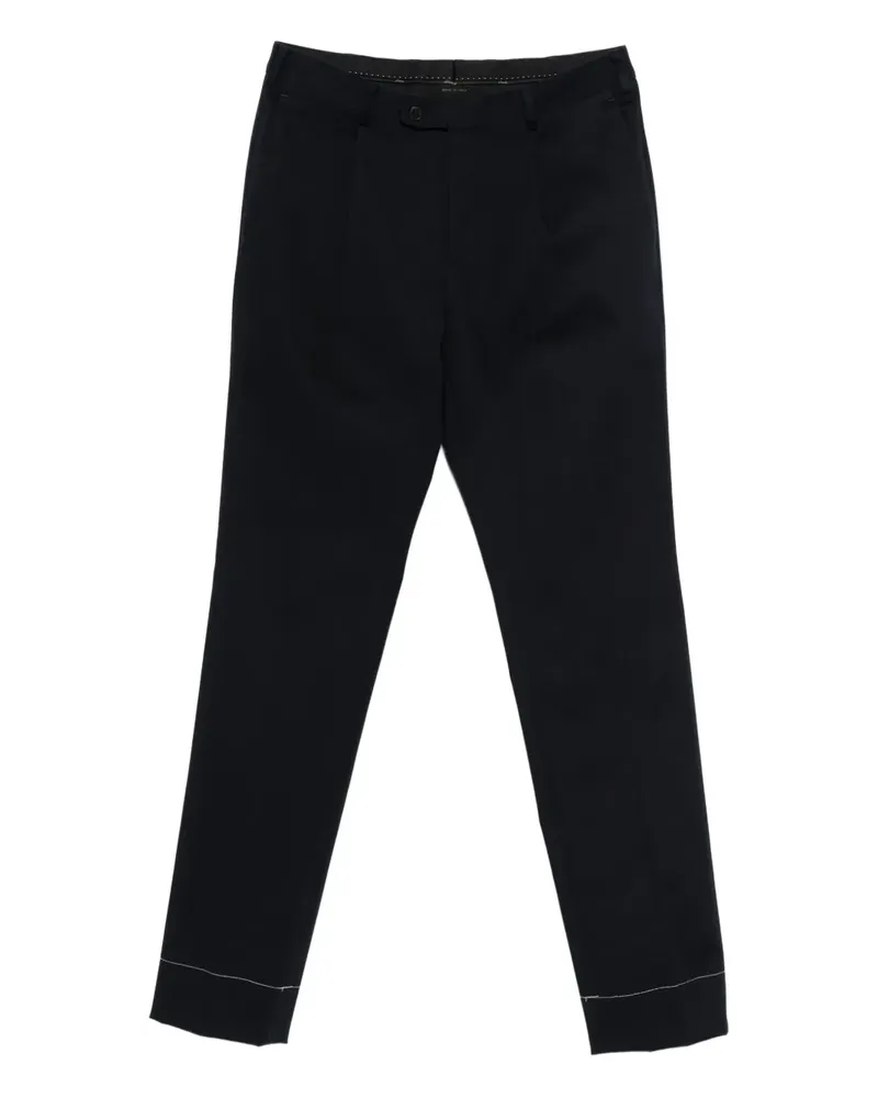 Brioni Hose mit Kontrastnähten - Blau Blau