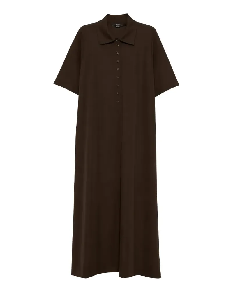 Seventy short-sleeve polo maxi dress - Braun Braun