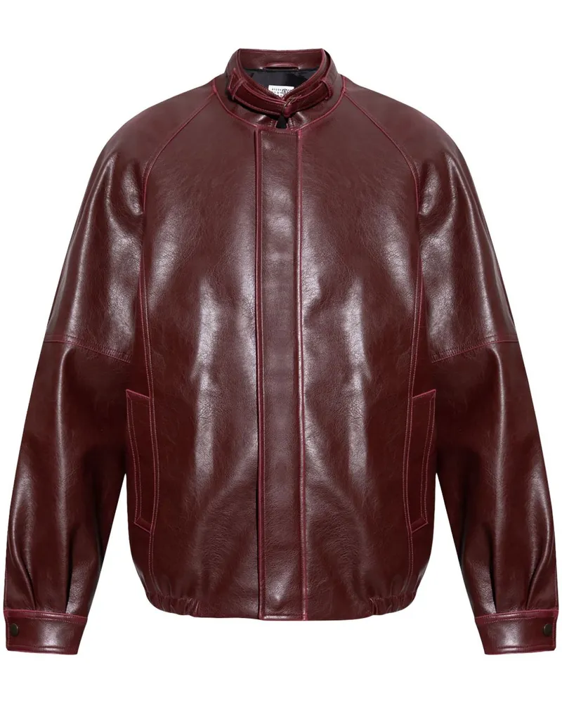 Maison Margiela Jacke aus Faux-Leder - Rot Rot
