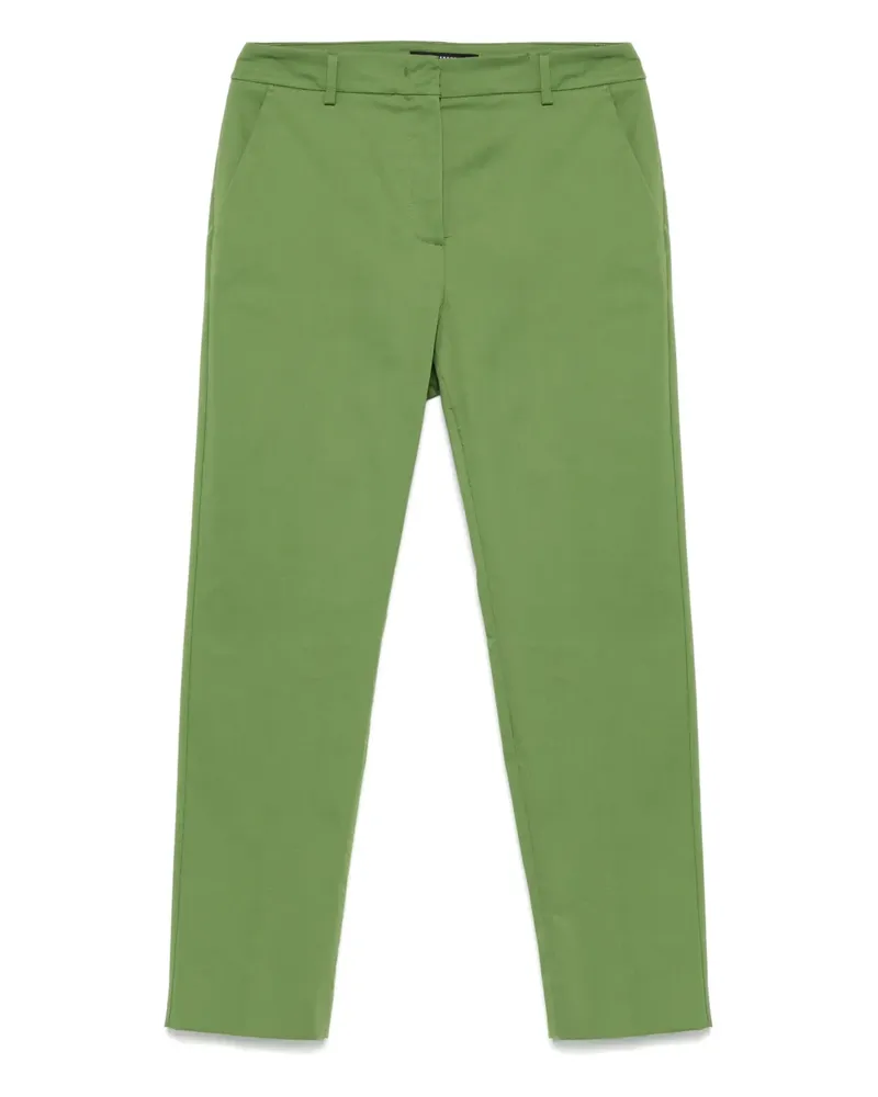 Max Mara Hose aus Baumwollstretch - Grün Grün