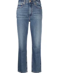 Rag & Bone Gerade Cropped-Jeans Blau