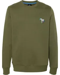 Paul Smith Sweatshirt mit Zebra-Motiv Grün