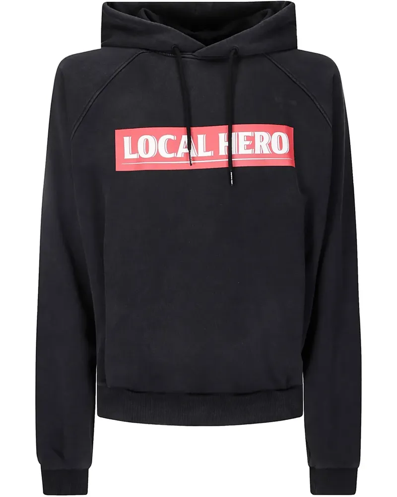 Martine Rose Hoodie mit Slogan-Print - Schwarz Schwarz
