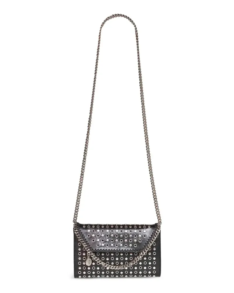 Stella McCartney Falabella Schultertasche mit Nieten - Schwarz Schwarz