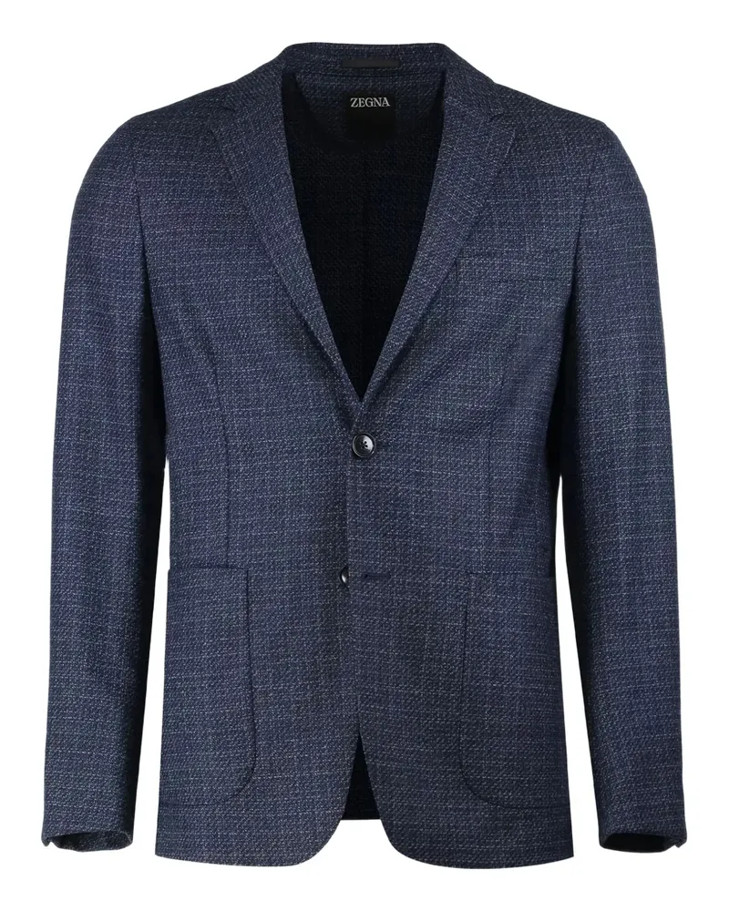 Ermenegildo Zegna notched-lapel blazer - Blau Blau