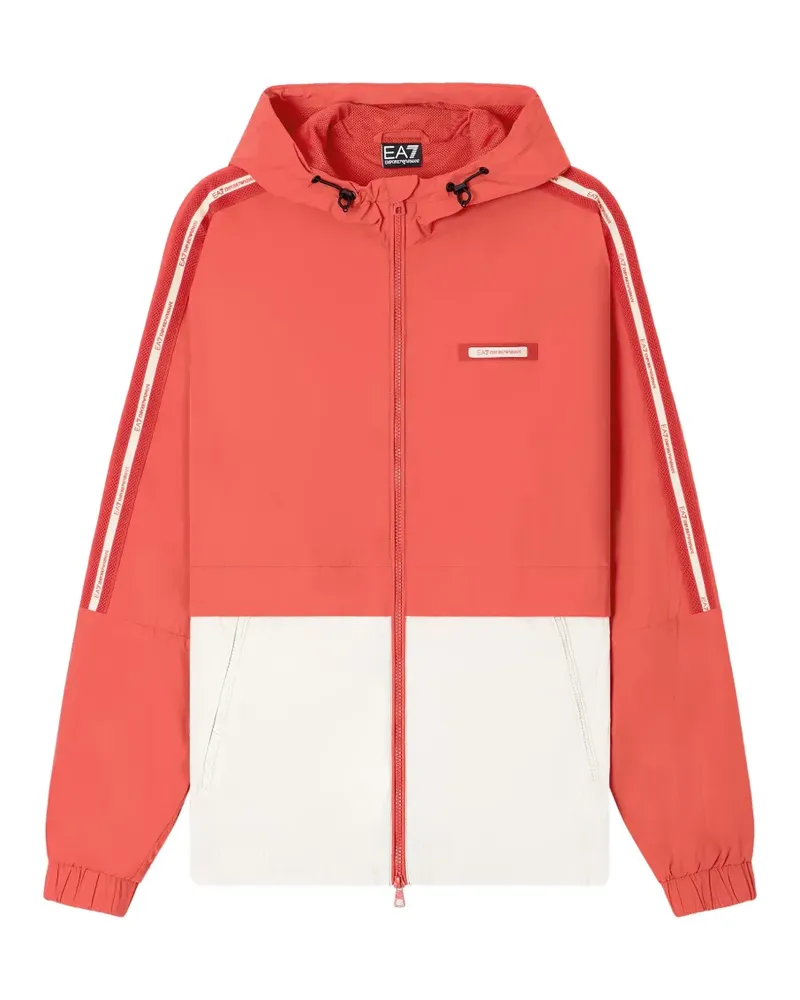 EA7 Jacke in Colour-Block-Optik - Rot Rot