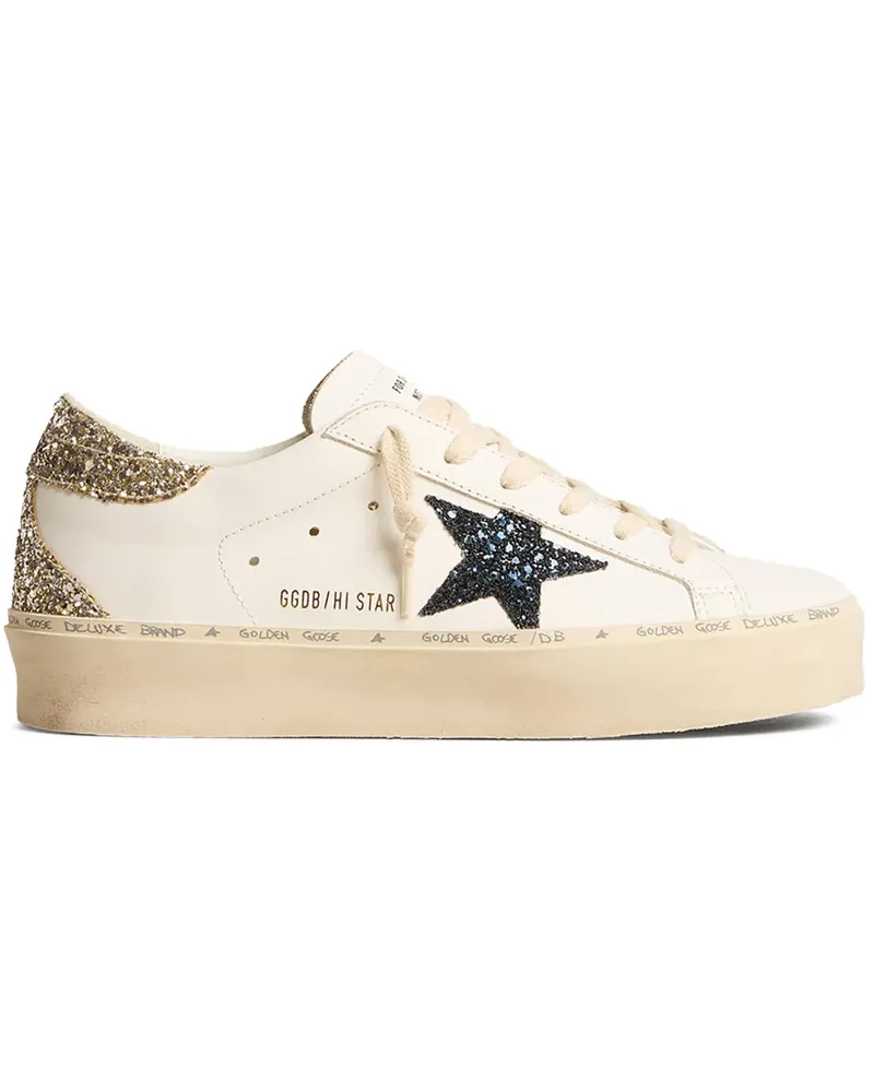 Golden Goose Hi-Star Flatform-Sneakers - Weiß Weiß