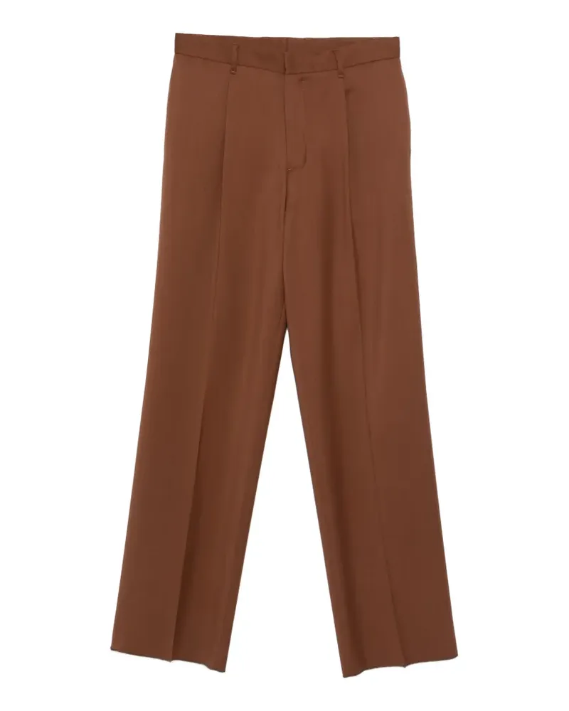 LARDINI pleated trousers - Braun Braun