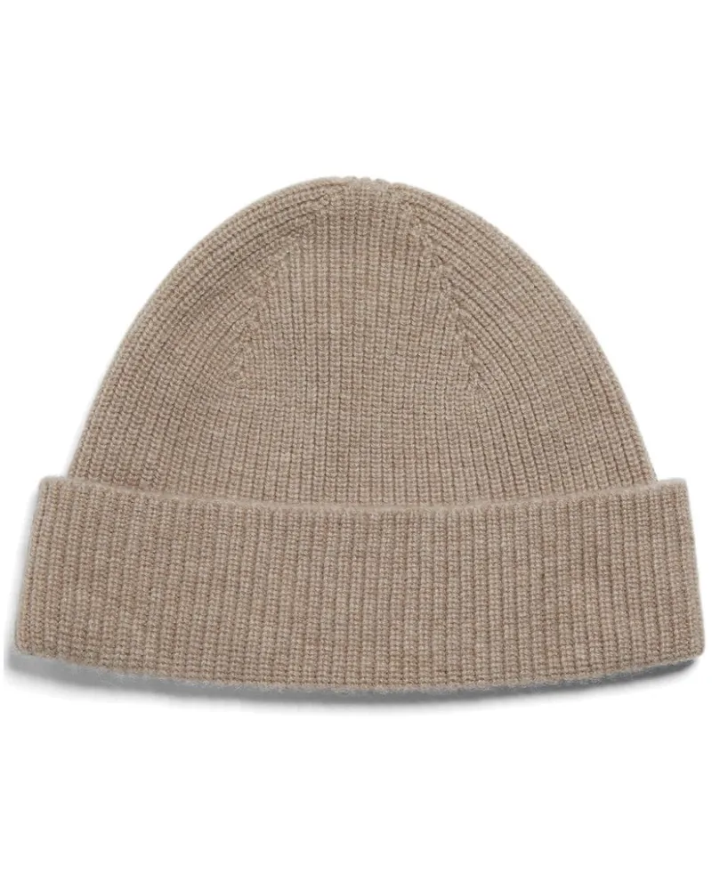 Ermenegildo Zegna Gerippte Beanie - Nude Nude