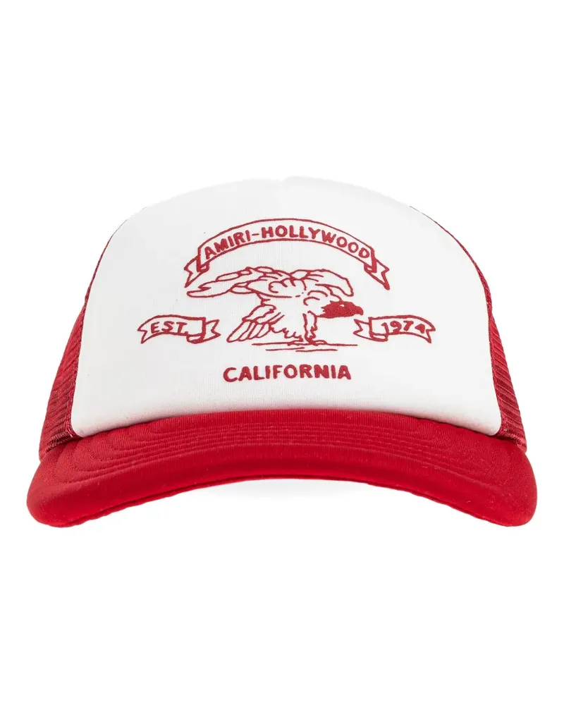 Amiri california graphic trucker baseball cap - Weiß Weiß