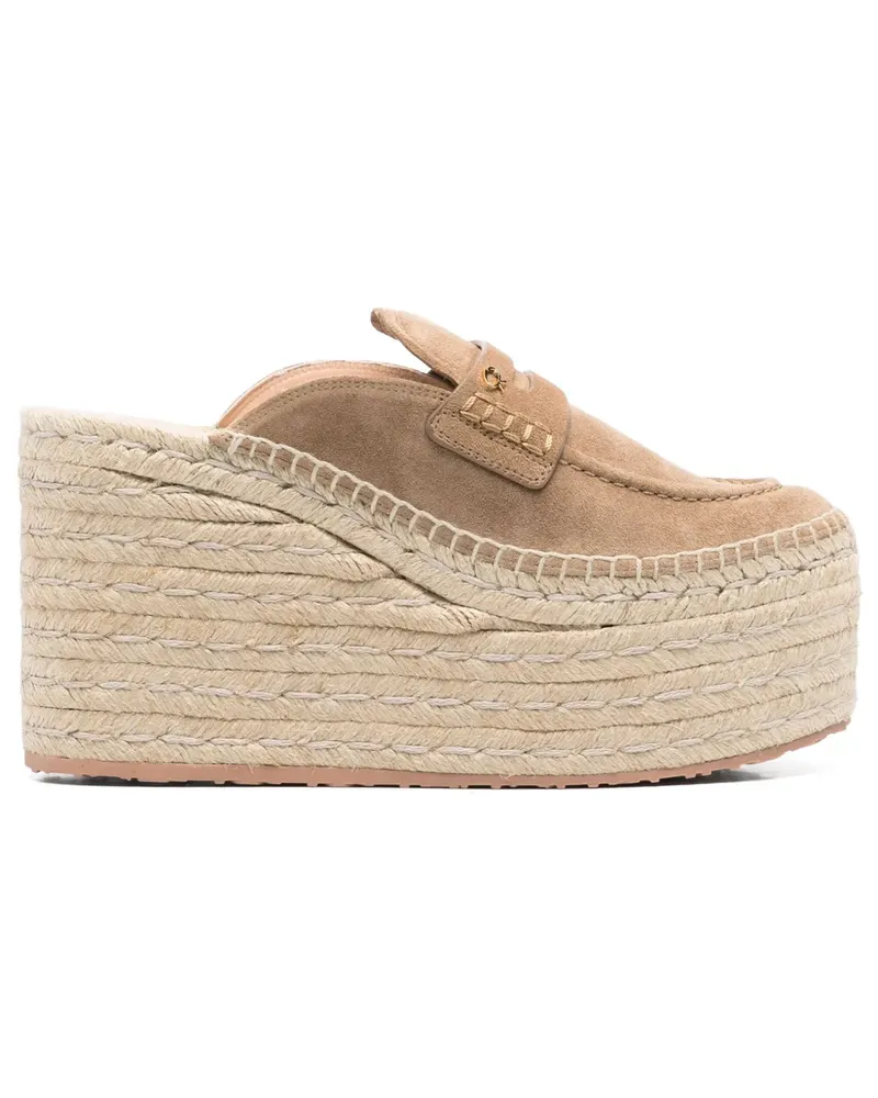 Gianvito Rossi Maxilla Espadrilles 105mm - Nude Nude