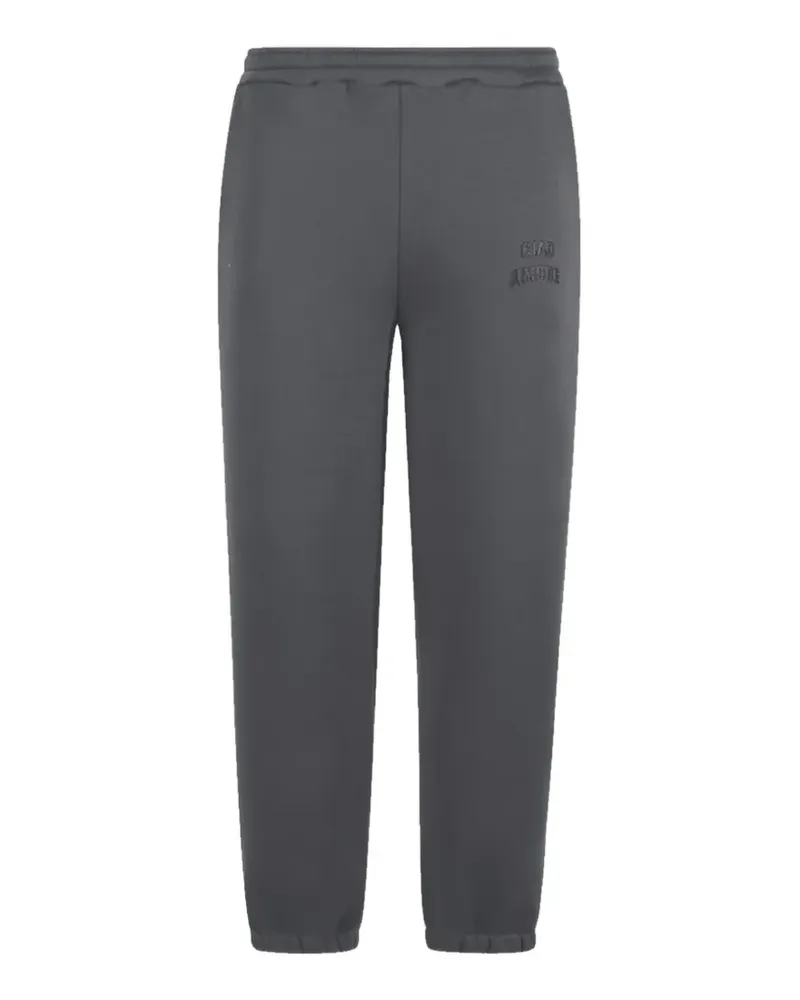 Giada Benincasa Ciao Amore Jogginghose mit Stickerei - Grau Grau